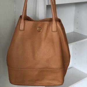 Tan Tory Burch Michelle Tote